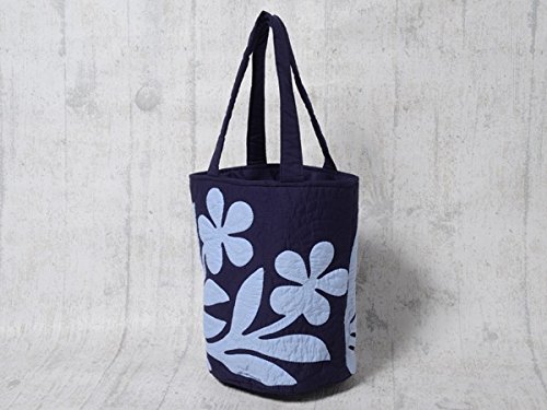 Amazon | ミウ・ミント・アロハ ハンドメイド ハワイアンキルト 楕円底